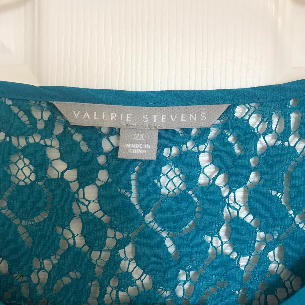 👑NWT VALERIE STEVENS BLOUSE Sz 2X👑 - Picture 6 of 8